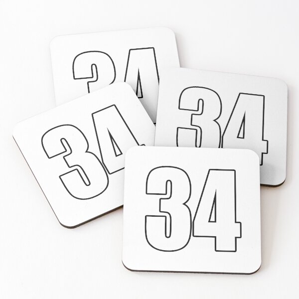 Item preview, 34 number number football designed and sold by GeogDesigns.