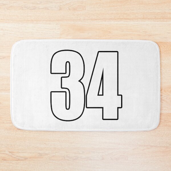 Item preview, 34 number number football designed and sold by GeogDesigns.