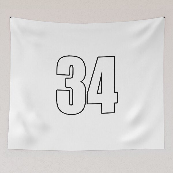 Item preview, 34 number number football designed and sold by GeogDesigns.