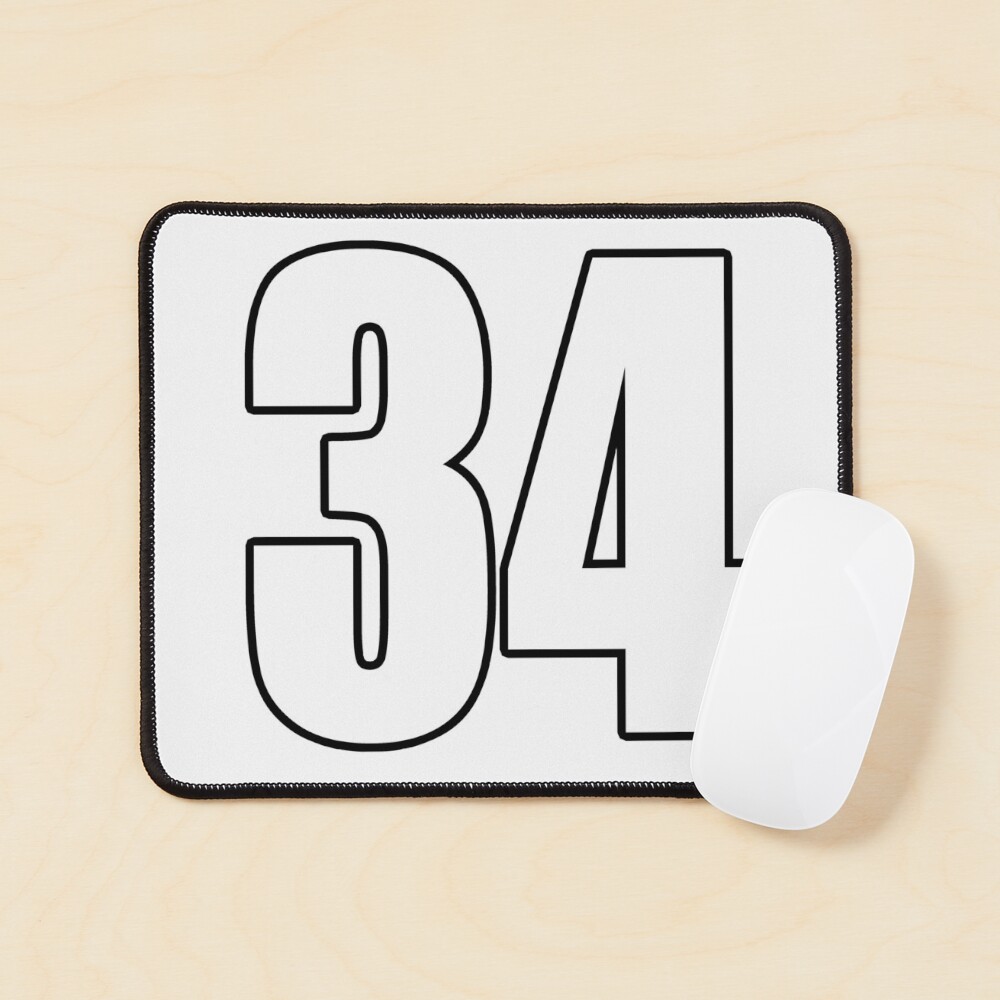Number 34 Target