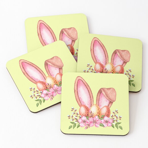 Item preview, Copy of Easter Bunny ears with flowers designed and sold by SKhappyartist.