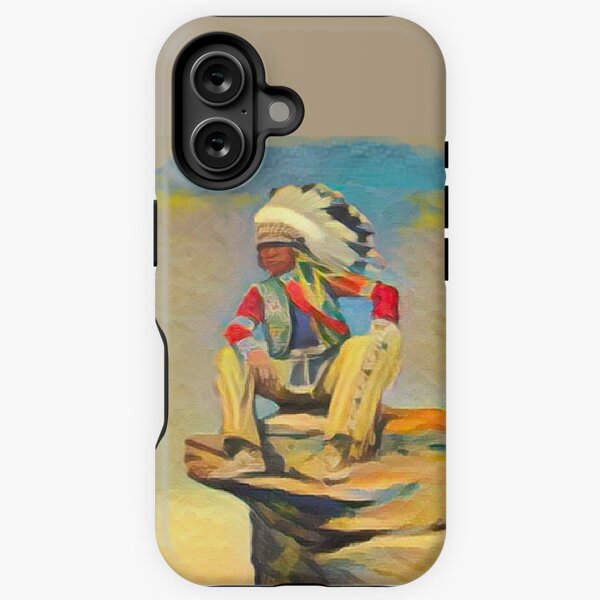 Item preview, Native American Chief “The Watcher” designed and sold by Mizjean.