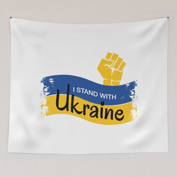Item preview, I Stand With Ukraine | Слава Україні Slava Ukraine flag of Ukraine designed and sold by IrisDesign20.