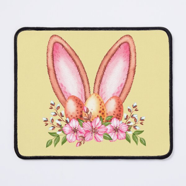 Item preview, Easter Bunny ears with flowers designed and sold by SKhappyartist.