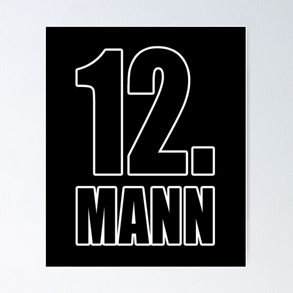 Item preview, 12. Twelfth Man Football Fans designed and sold by GeogDesigns.