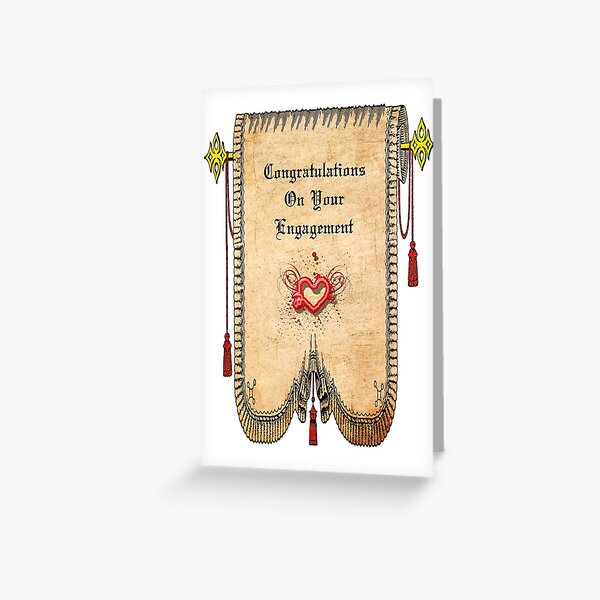 Engagement Card Greeting Card