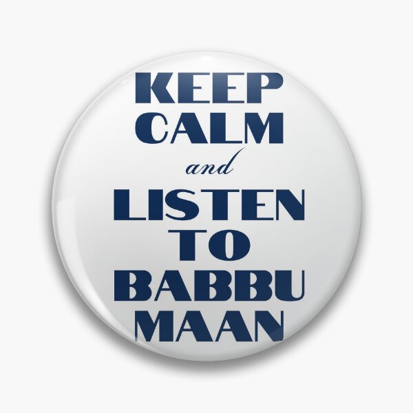 Item preview, Keep Calm and Listen To Babbu Maan designed and sold by YourMinimalist-.
