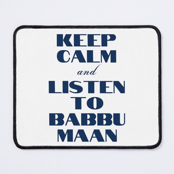 Item preview, Keep Calm and Listen To Babbu Maan designed and sold by YourMinimalist-.
