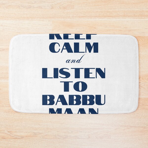 Item preview, Keep Calm and Listen To Babbu Maan designed and sold by YourMinimalist-.