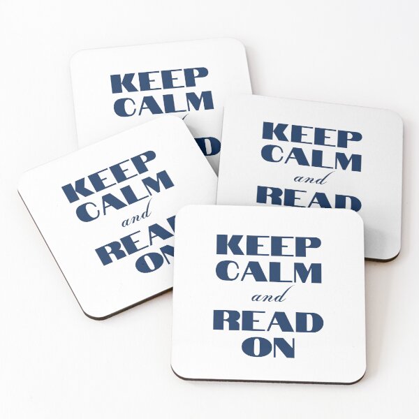 Item preview, Keep Calm and Read On designed and sold by YourMinimalist-.