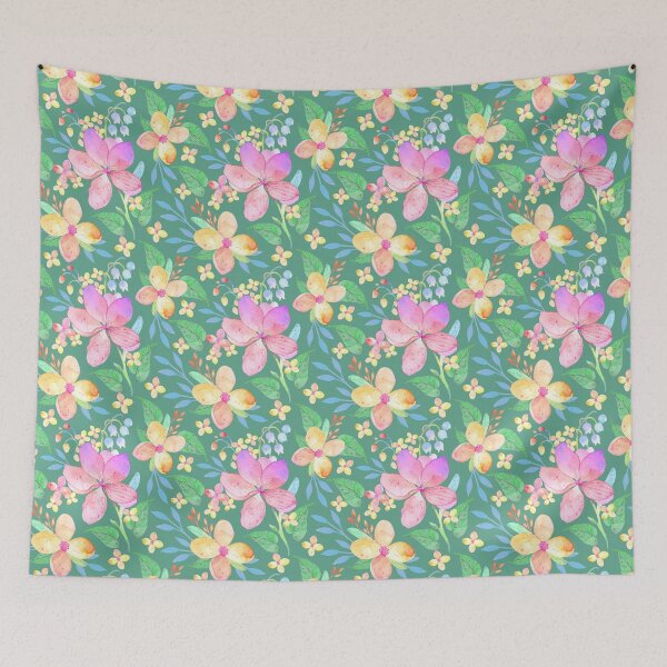Item preview, Blooming wildflowers designed and sold by 4lowpoly.