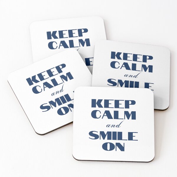 Item preview, Keep Calm and Smile On designed and sold by YourMinimalist-.