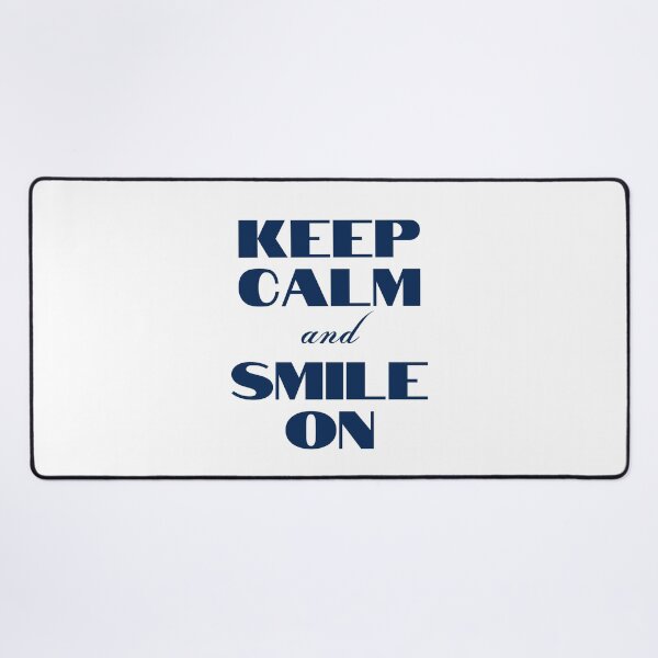 Item preview, Keep Calm and Smile On designed and sold by YourMinimalist-.