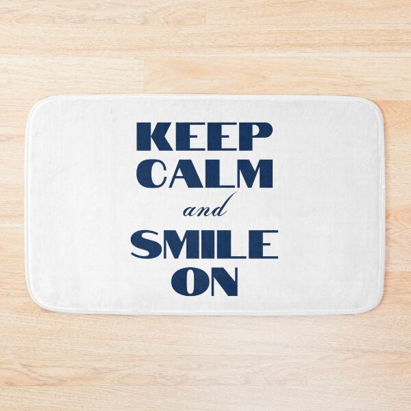 Item preview, Keep Calm and Smile On designed and sold by YourMinimalist-.