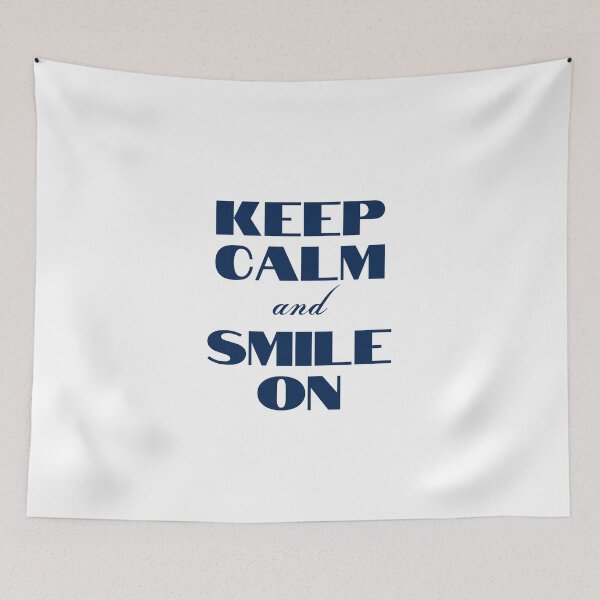 Item preview, Keep Calm and Smile On designed and sold by YourMinimalist-.