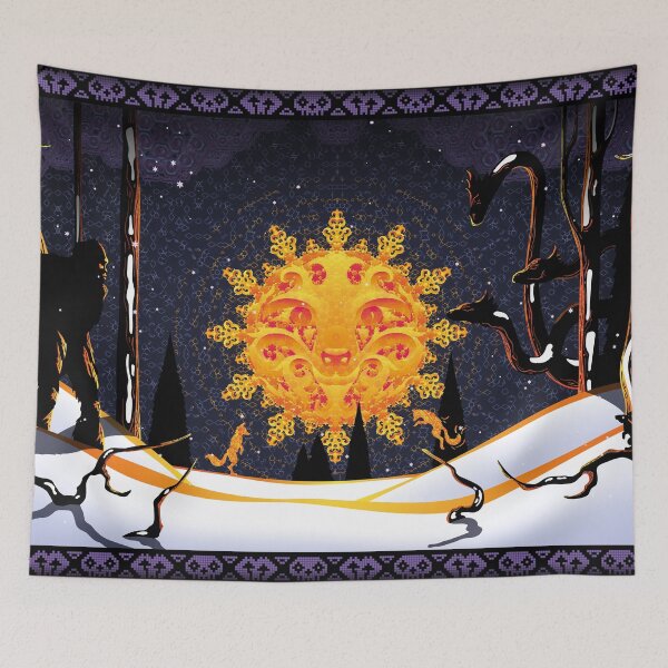 Item preview, Winter Tale - Trippy Psychedelic Art - Fantasy Landscape designed and sold by Andrei Verner.