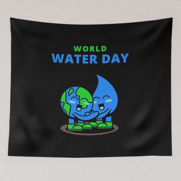 Item preview, World Water Day | Save Water Save Earth designed and sold by Wanc Designs.