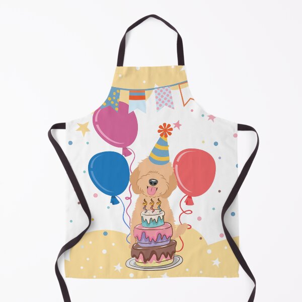 Item preview, Happy Birthday Apricot Cream Cockapoo Cavapoo Cavoodle designed and sold by Lulupainting.