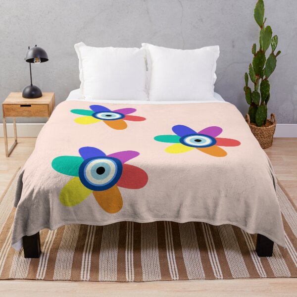 Item preview, [sticker pack] evil eye - with colorful flowers designed and sold by Colorful-Inspo.