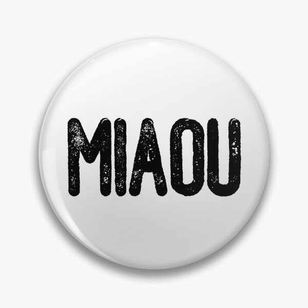 Item preview, Miaou (Black Text) designed and sold by meowmeup.
