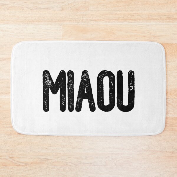 Item preview, Miaou (Black Text) designed and sold by meowmeup.