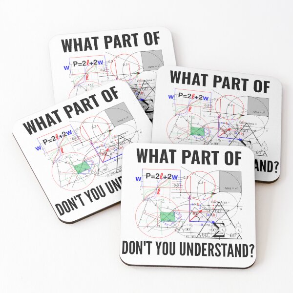 Item preview, What Part Of Don't You Understand Funny Gift Math Teacher designed and sold by Georgiodaccache.