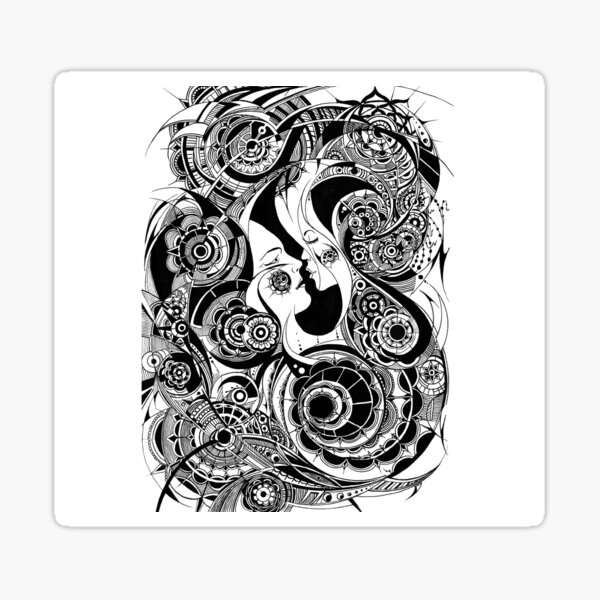 Cosmic love Sticker
