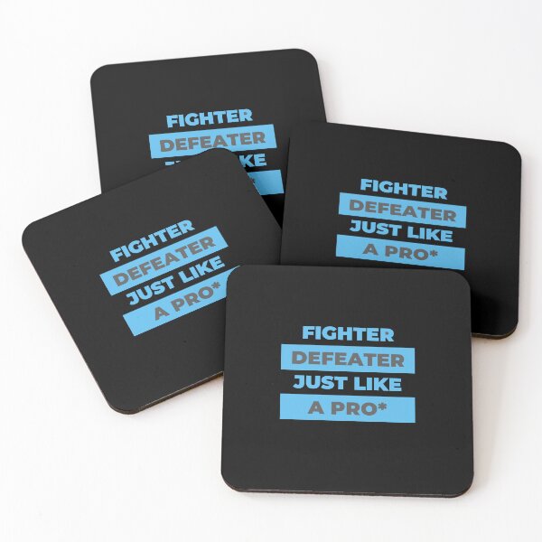Item preview, FIGHTER, DEFEATER, JUST LIKE A PRO* designed and sold by Simple But Creative.