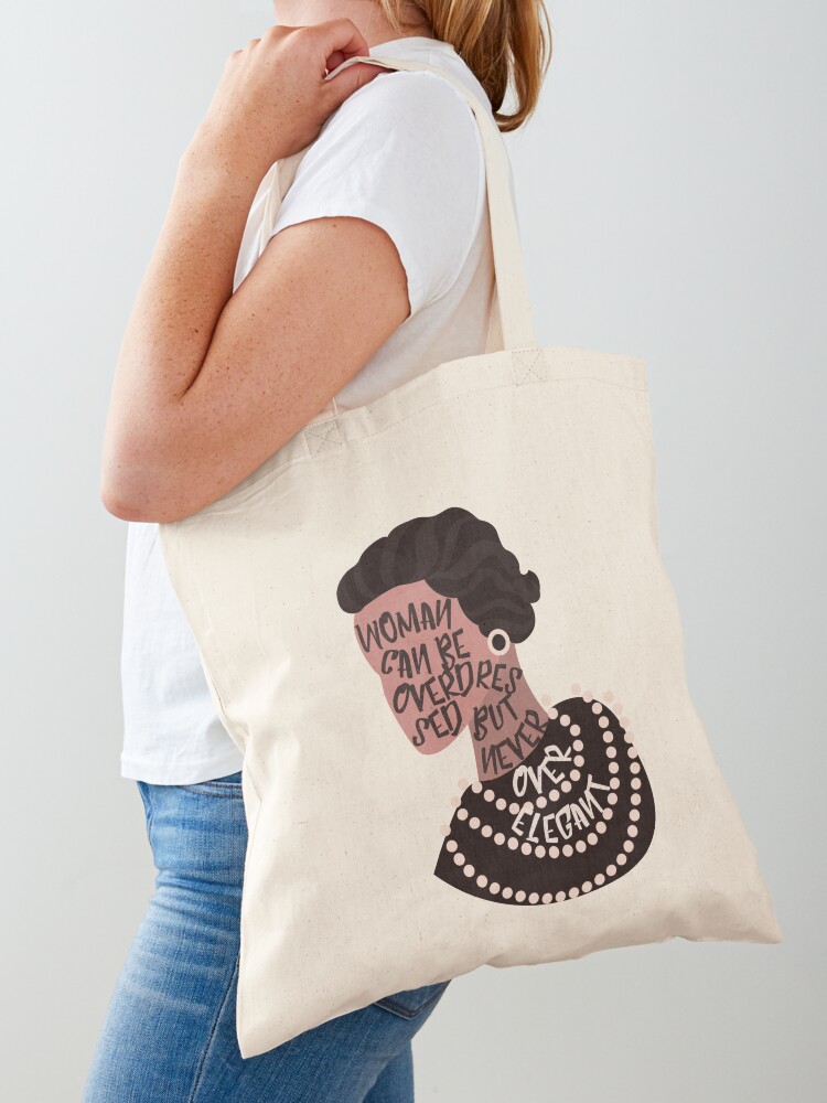 Abstract Coco Chanel Motivational Quote.  Tote Bag for Sale by galunga-art