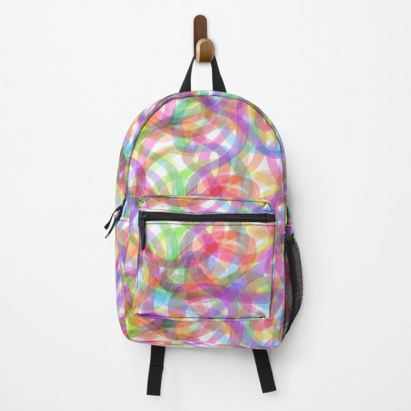 Item preview, Watercolor Rainbow Overlapping Lines designed and sold by wordznart.