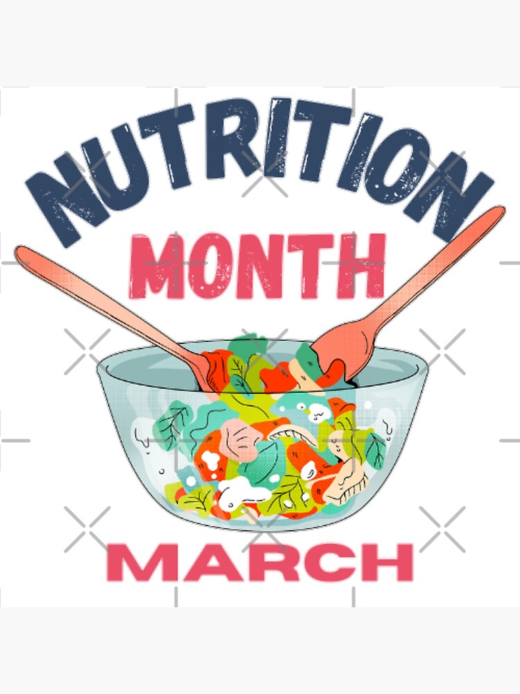 "NATIONAL NUTRITION MONTH NUTRITION MONTH " Poster for Sale by