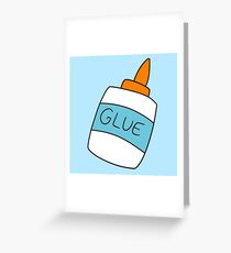 Glue Bottle Greeting Card