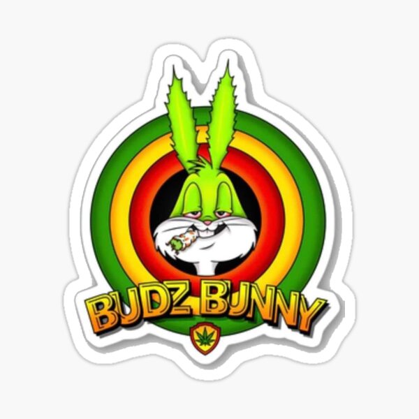 Budz Bunny Sticker