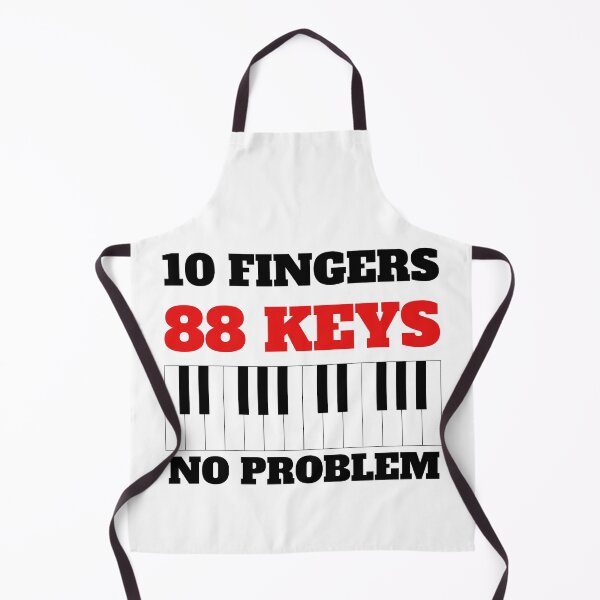 Item preview, 10 fingers 88 keys no problem - piano piano quote designed and sold by DSOC-Clothing.