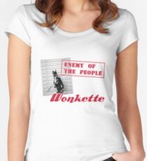 Enemy of the People Women's Fitted Scoop T-Shirt