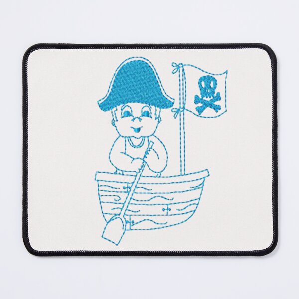 Item preview, Machine Embroidery, Cute Sailor,2, Stitch crafting, unique embroidered art designed and sold by RudolphBarnard.
