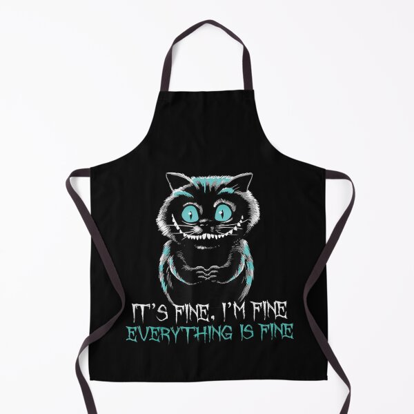 Item preview, It's Fine I'm Fine Everything Is Fine Funny Cat - Cat Lover designed and sold by zacben.