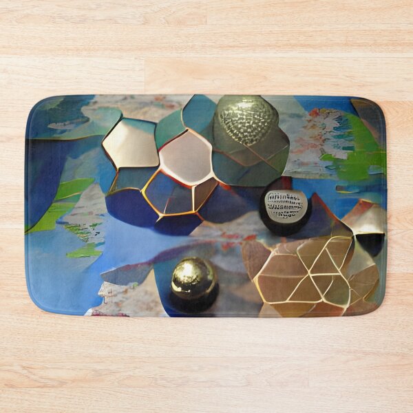 Item preview, hexagons; pentagons; globe; titanium pigments designed and sold by Mad-Boy.