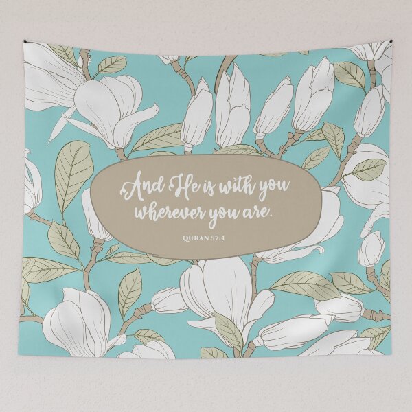 Item preview, And He is with you wherever you are. Qur’an 57:4 designed and sold by StudioCitrine.