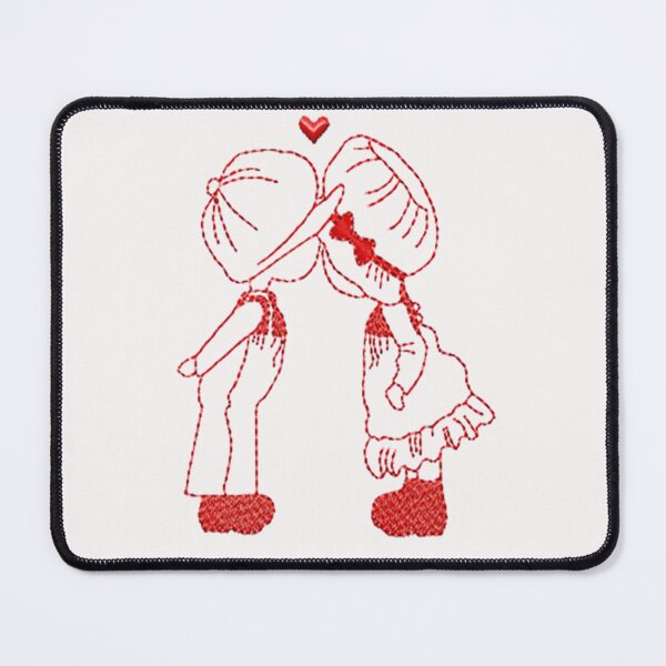 Item preview, Machine Embroidery,Young Love, Stitch crafting, unique embroidered art designed and sold by RudolphBarnard.