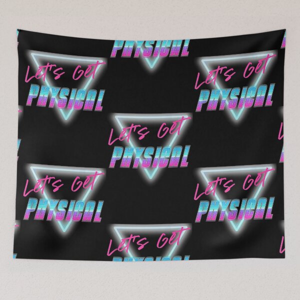 Item preview, Lets Get Physical Workout Gym Tee Rad 80'S Retro designed and sold by Miller Hartmann.