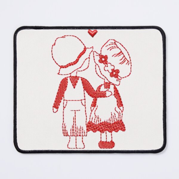 Item preview, Machine Embroidery, Young Love,2, Stitch crafting, unique embroidered art designed and sold by RudolphBarnard.