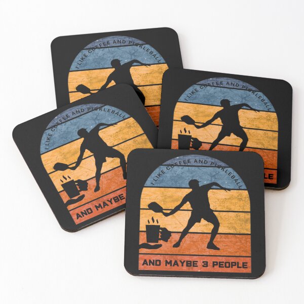 Item preview, Like Coffee and Pickleball   designed and sold by DaniBrayl.