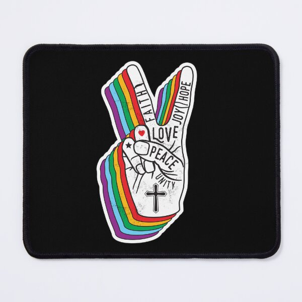 Item preview, Peace sign rainbow, peace, rainbow, peace sign, love, hippie for anti war designed and sold by Cheeky Companions.