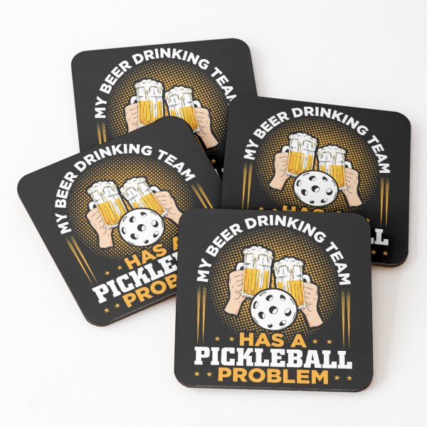 Item preview, My Beer Drinking Team  Pickleball Player Gift     designed and sold by DaniBrayl.