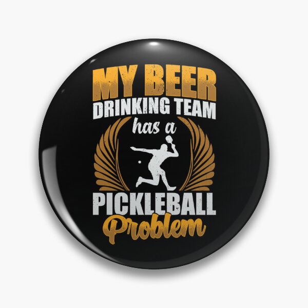 Item preview, My Beer Drinking Team  Pickleball Player Gift   designed and sold by DaniBrayl.