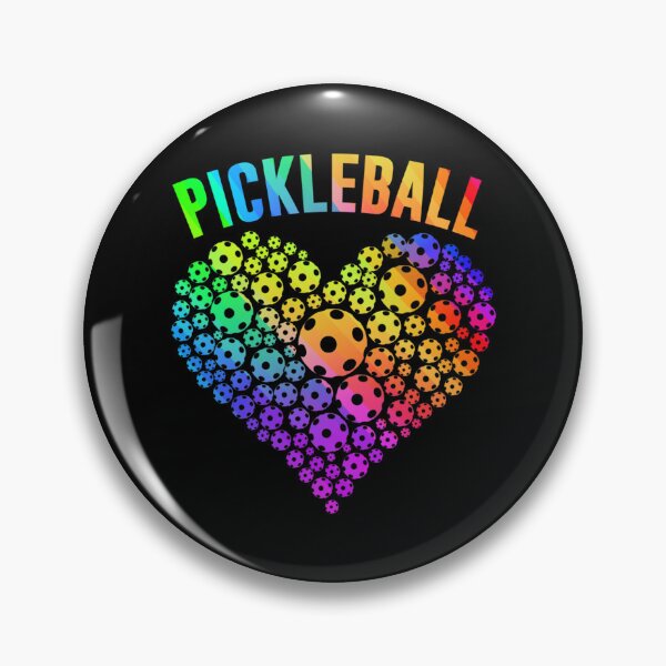 Item preview, Pickleball Heart - Funny Colorful Paddle Sports Player Gift    designed and sold by DaniBrayl.