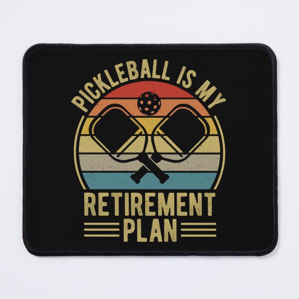 Item preview, Pickleball is My Retirement Plan - Funny Retro Vintage Pickleball Design   designed and sold by DaniBrayl.
