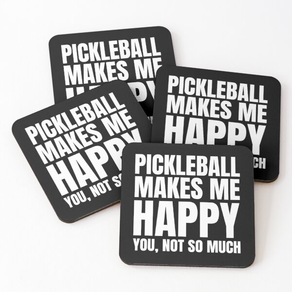 Item preview, Pickleball makes me happy - pickleball  lover   designed and sold by DaniBrayl.