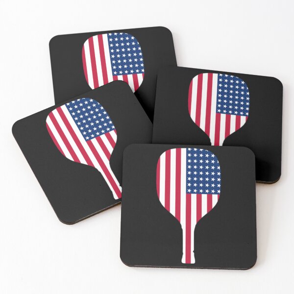 Item preview, Pickleball Paddles America Flag   designed and sold by DaniBrayl.